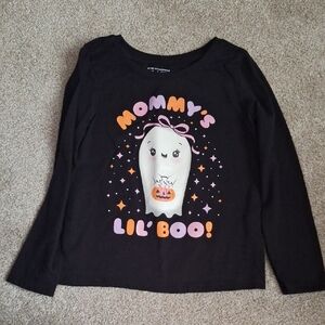 Mommy's Lil' Boo Black Kids Shirt